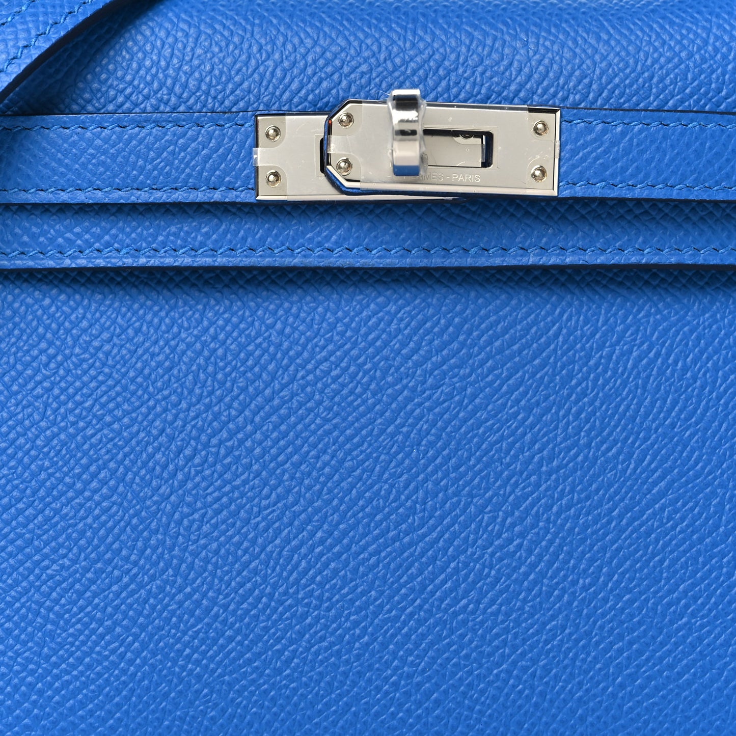 Epsom Mini Kelly Sellier 20 Bleu Zellige