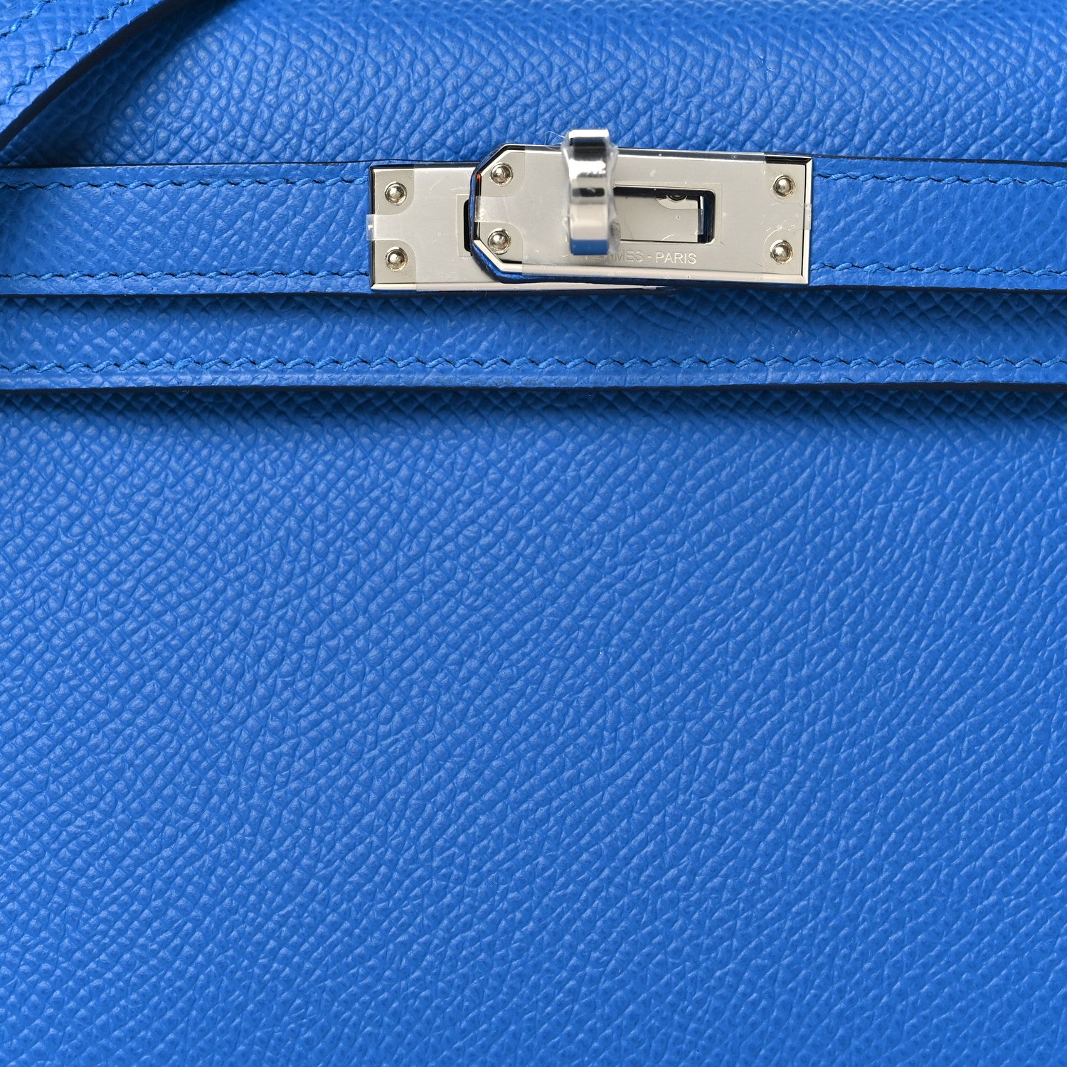 Hermes Epsom Mini Kelly Sellier 20 Bleu Zellige 6 of 9