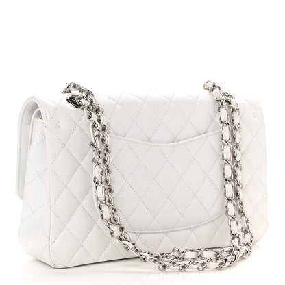 Chanel Caviar Quilted Medium Double Flap White 3 of 10