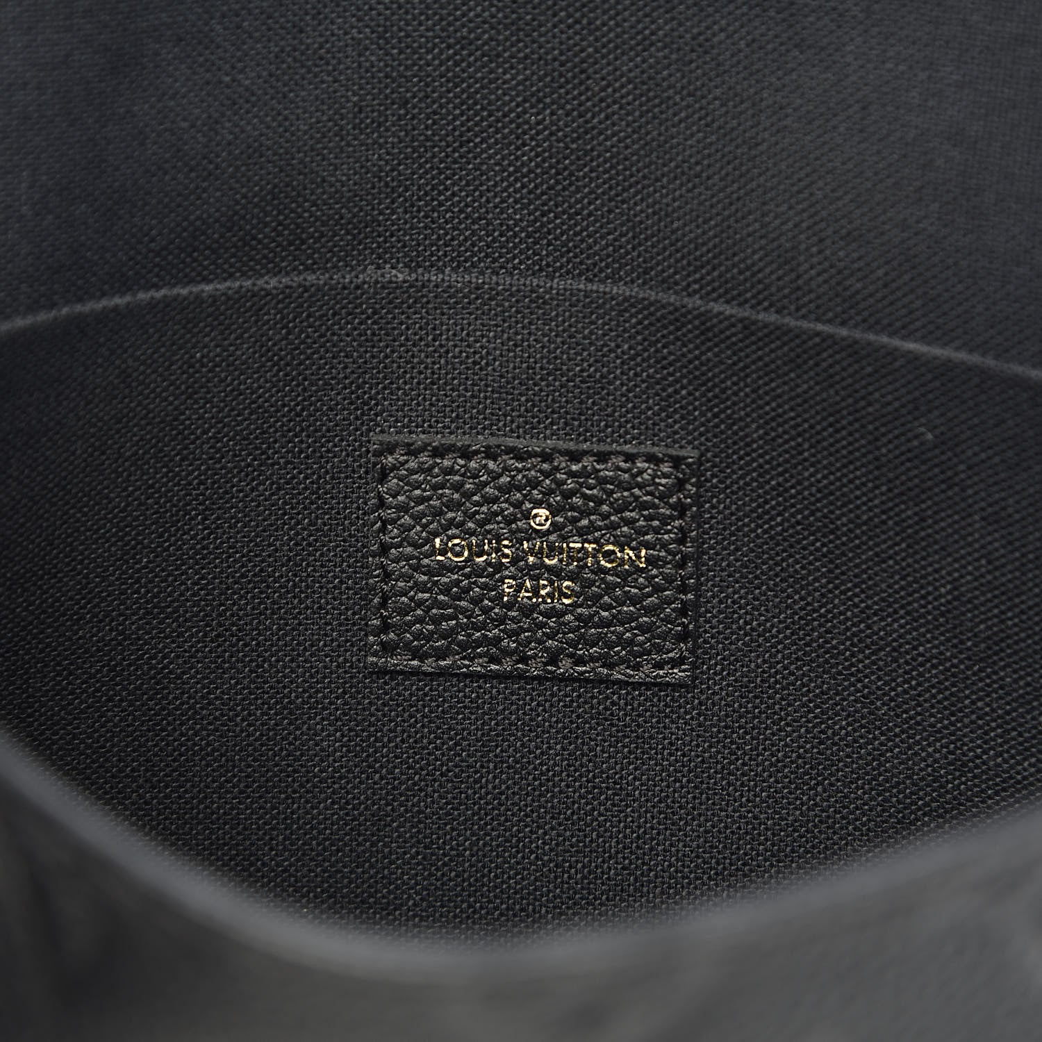 Louis Vuitton Empreinte Pochette Felicie Chain Wallet Black 6 of 12