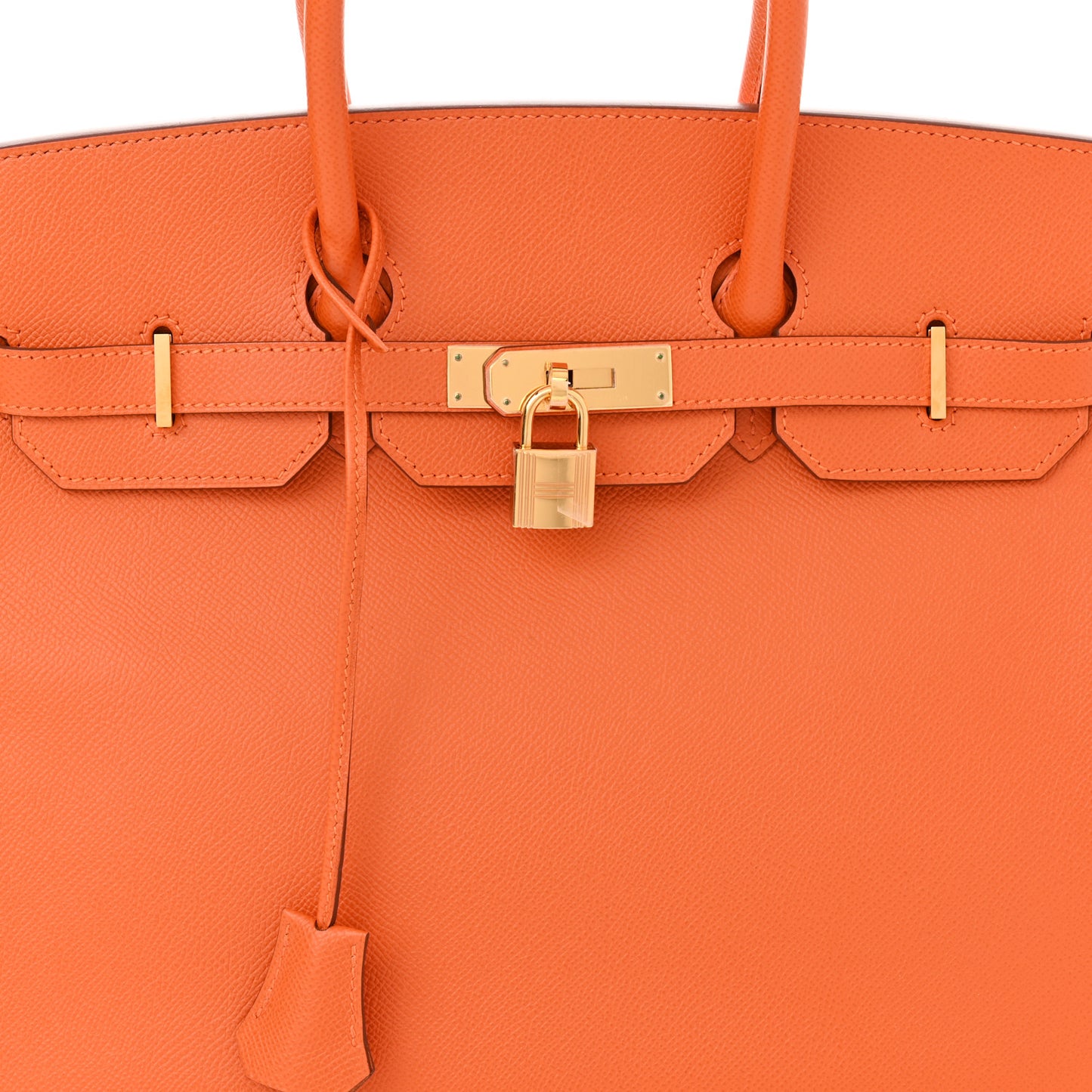 Epsom Birkin 35 Orange