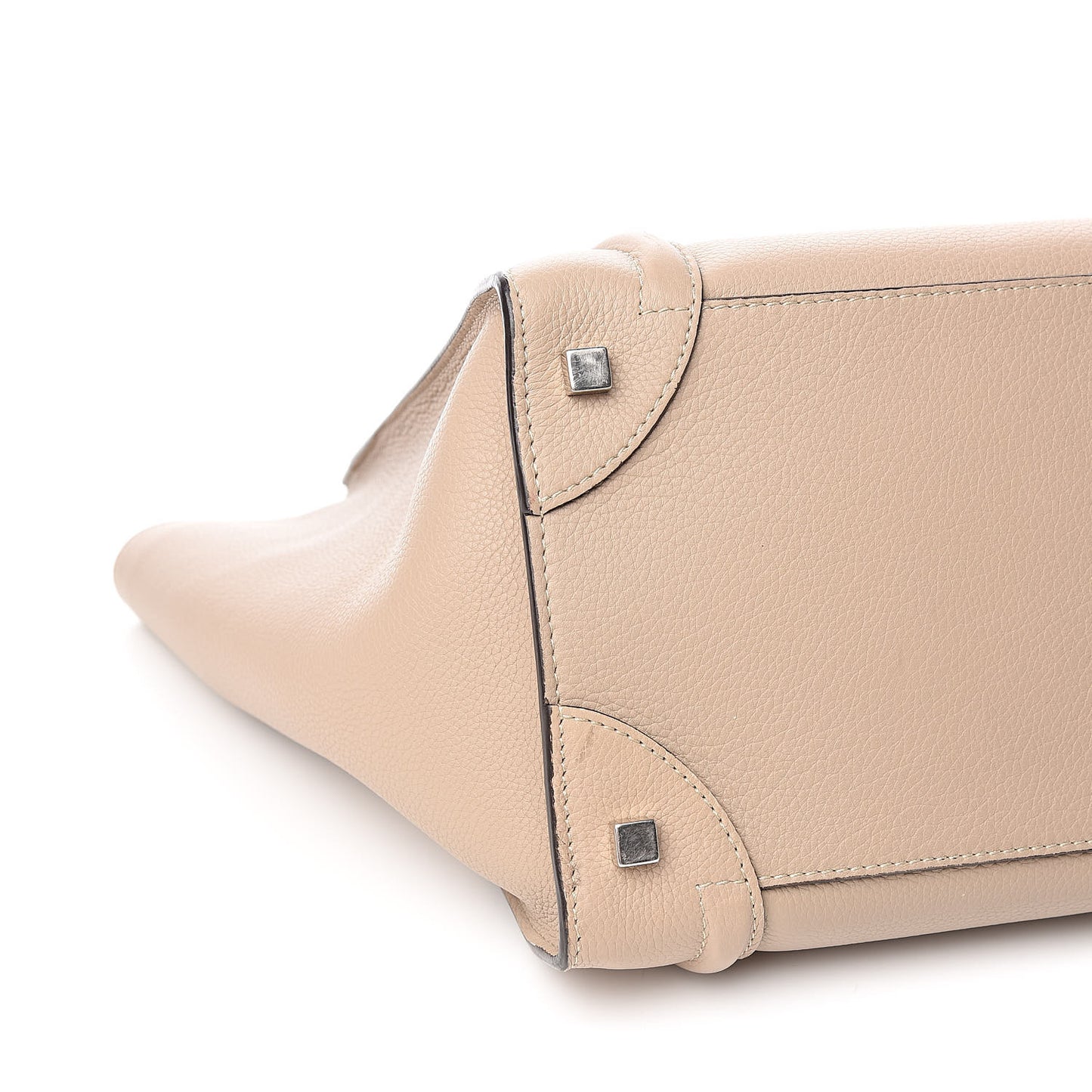Drummed Calfskin Mini Luggage Dune