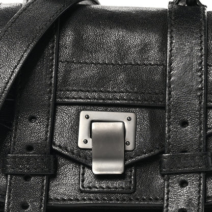Proenza Schouler Lambskin Micro PS1 Satchel Black 8 of 10