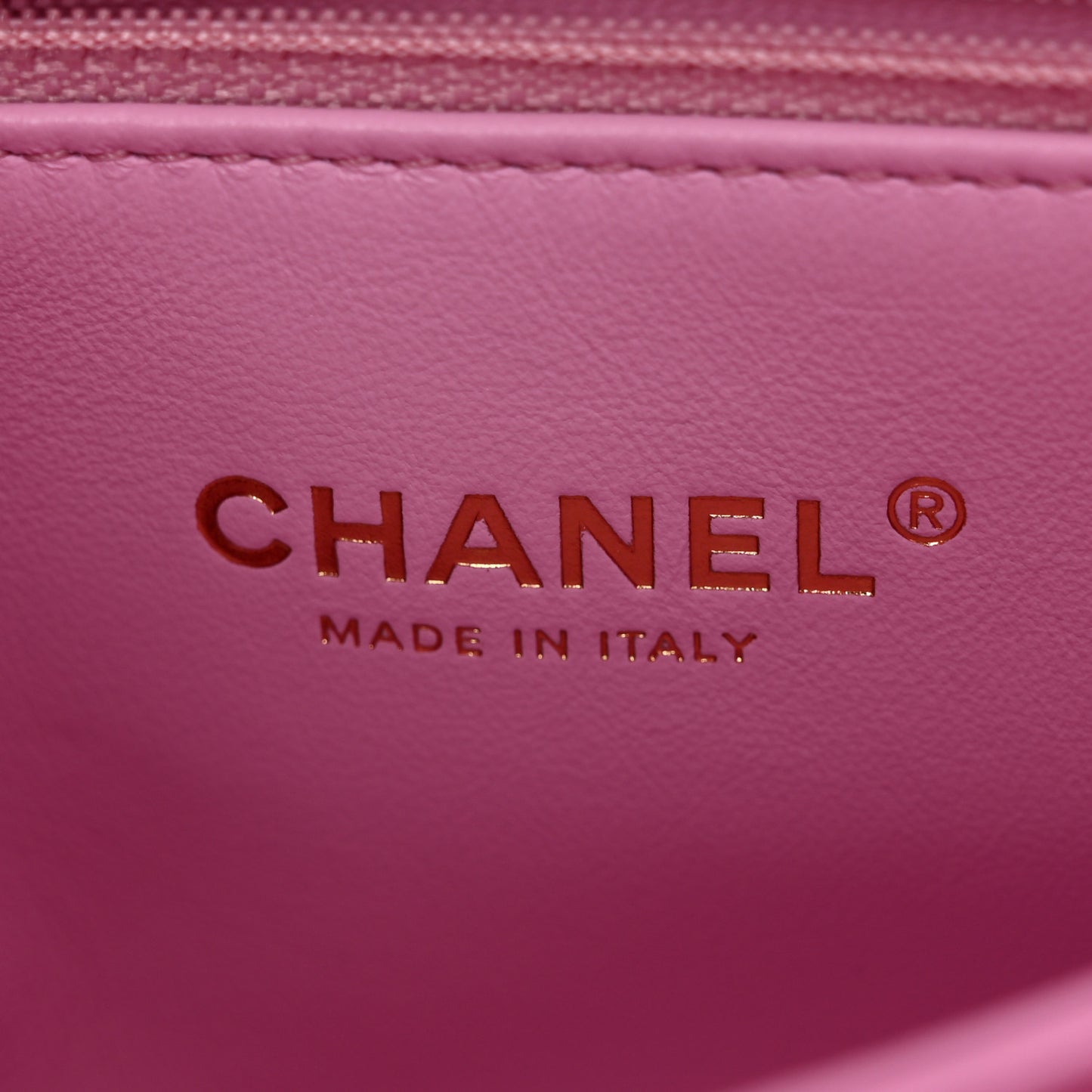 Caviar Quilted Mini Coco Chain Handle Flap Pink