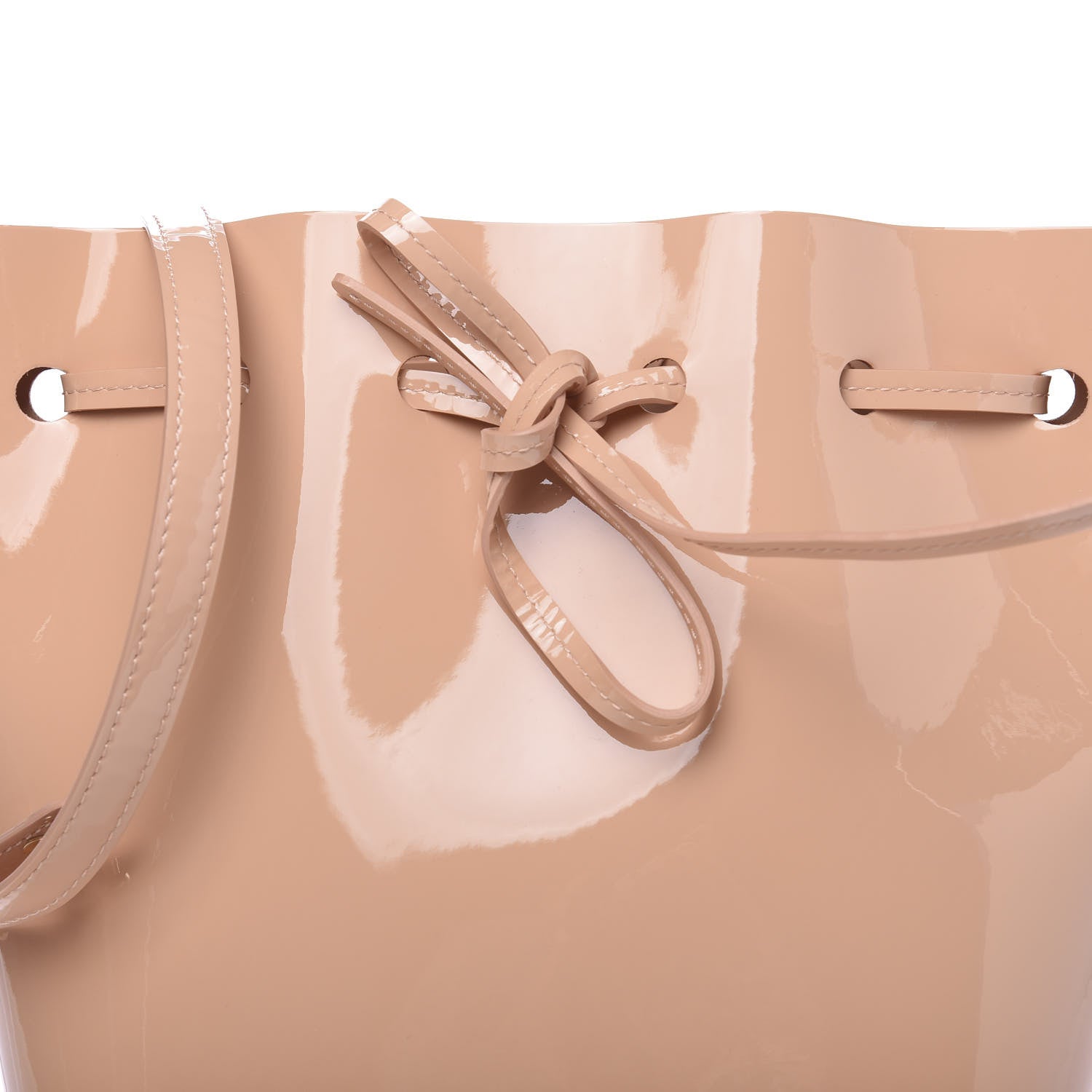 Mansur Gavriel Patent Calfskin Mini Bucket Bag Rosa 9 of 9