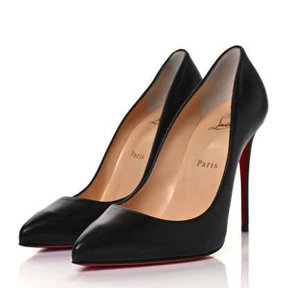 Christian Louboutin Shiny Nappa Pigalle Follies 100 Pumps 38.5 Black 3 of 11