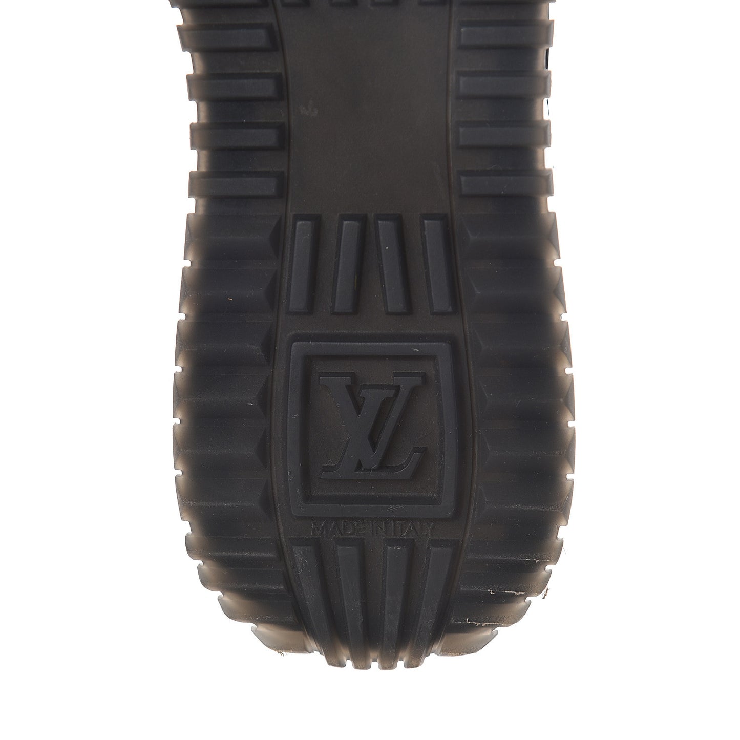 Suede Monogram Run Away Sneakers 36.5 Black