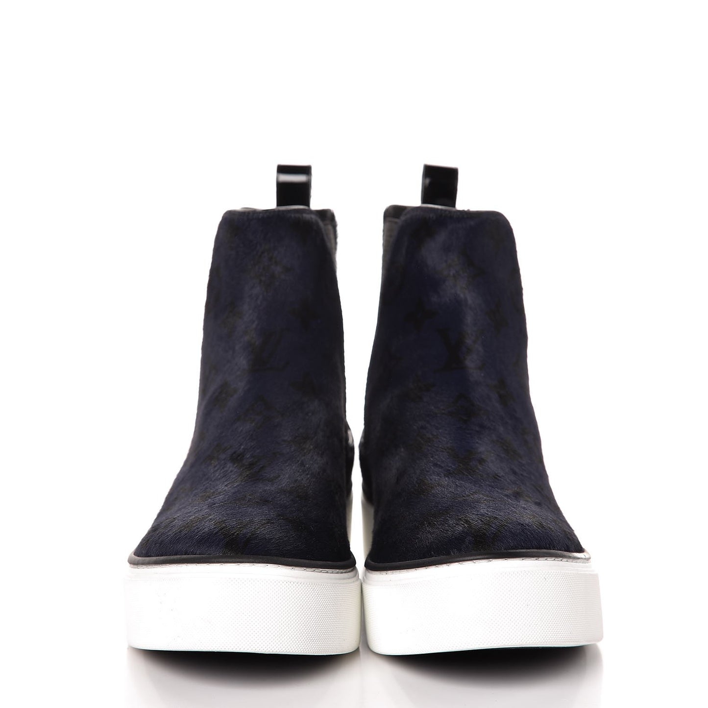 Pony Hair Moonwalk Sneaker Boot 39.5 Marine