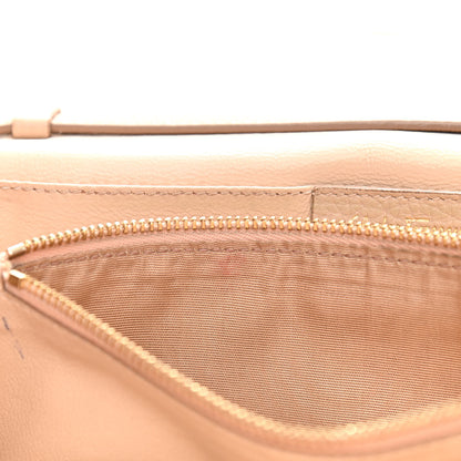 Salvatore Ferragamo Calfskin Clutch Beige 11 of 13