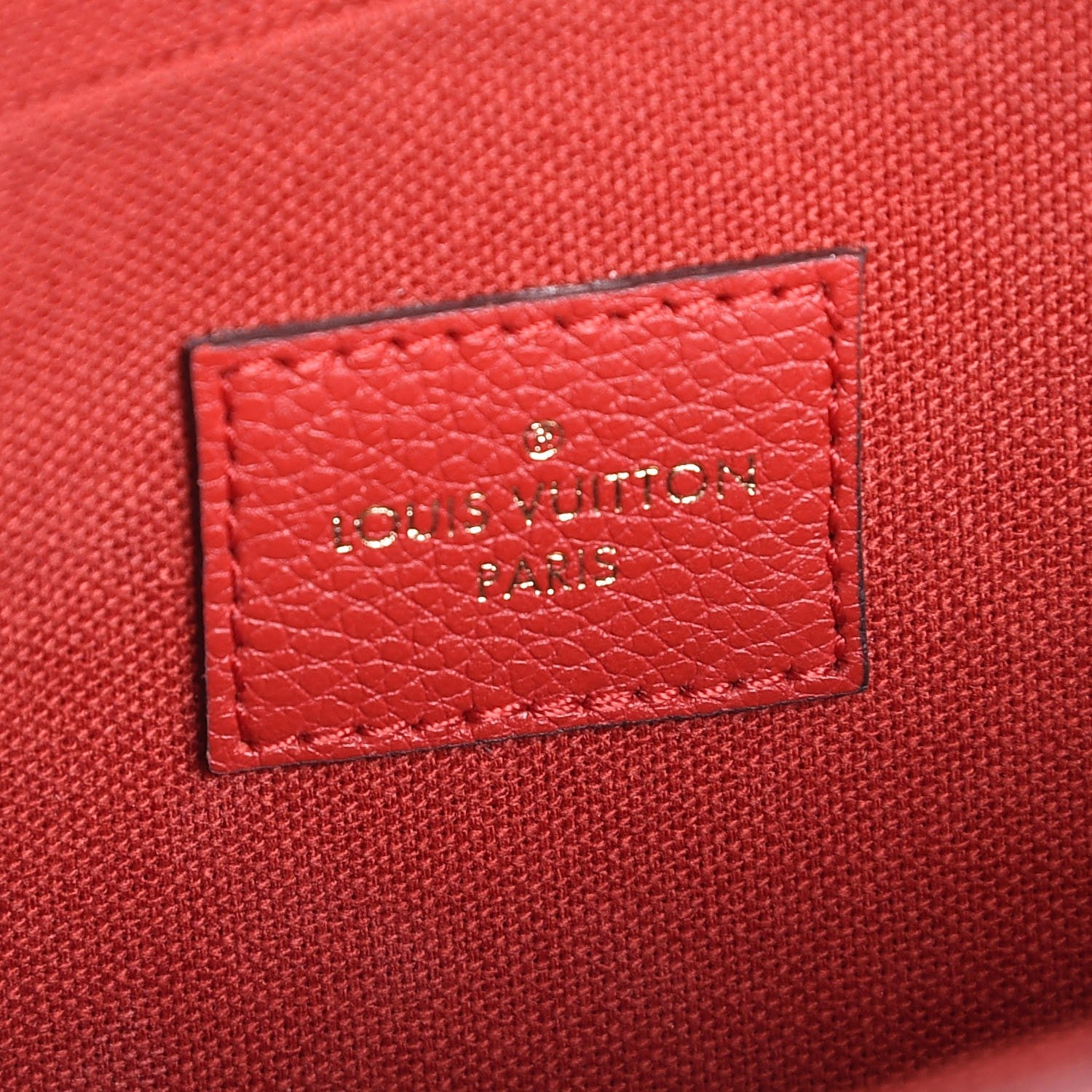 Louis Vuitton Empreinte Pochette Felicie Chain Wallet Cherry 7 of 9