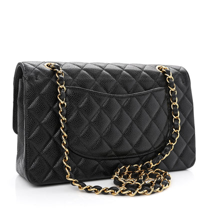 Chanel Caviar Quilted Medium Double Flap Black 3 of 11