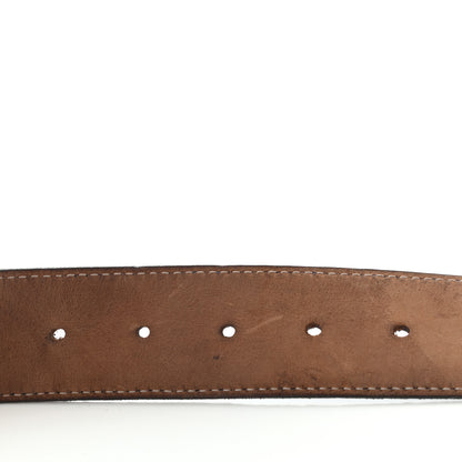 Gucci Guccissima Interlocking G Belt 90 36 Blue 4 of 13