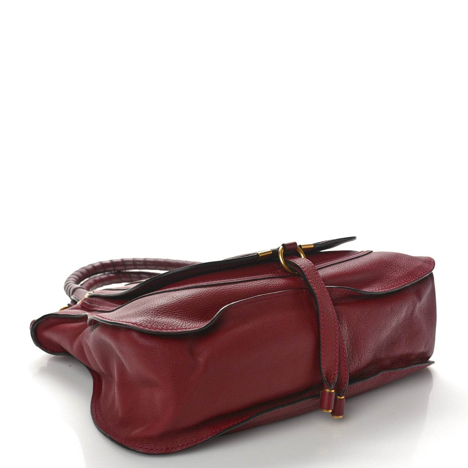 Chloe Calfskin Medium Marcie Satchel Garnet 4 of 11