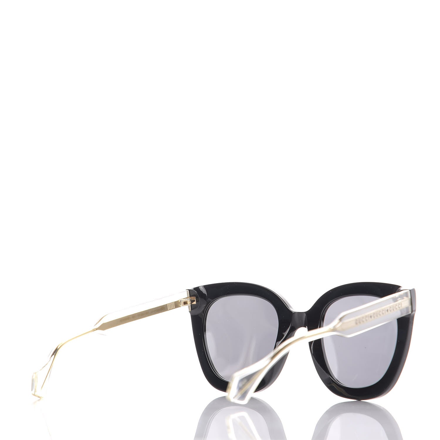 Gucci Acetate Crystal Sunglasses GG0564S Black Grey 4 of 8