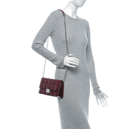 Christian Dior Lambskin Cannage Miss Dior Promenade Pouch Plum 2 of 7