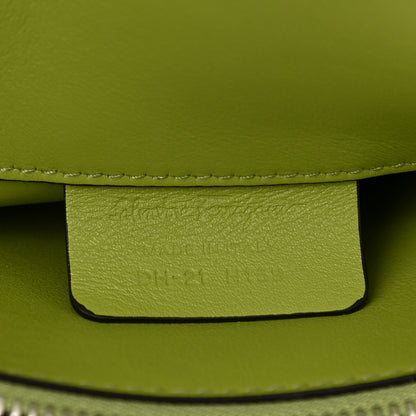 Salvatore Ferragamo Calfskin The Studio Bag Pine Absinthe 8 of 8