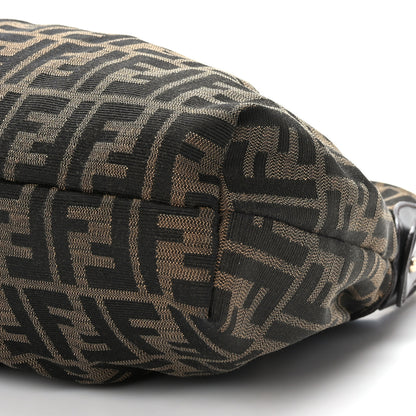 Fendi Zucca Cuoio Lucido Chef Hobo Tobacco Moro 8 of 8