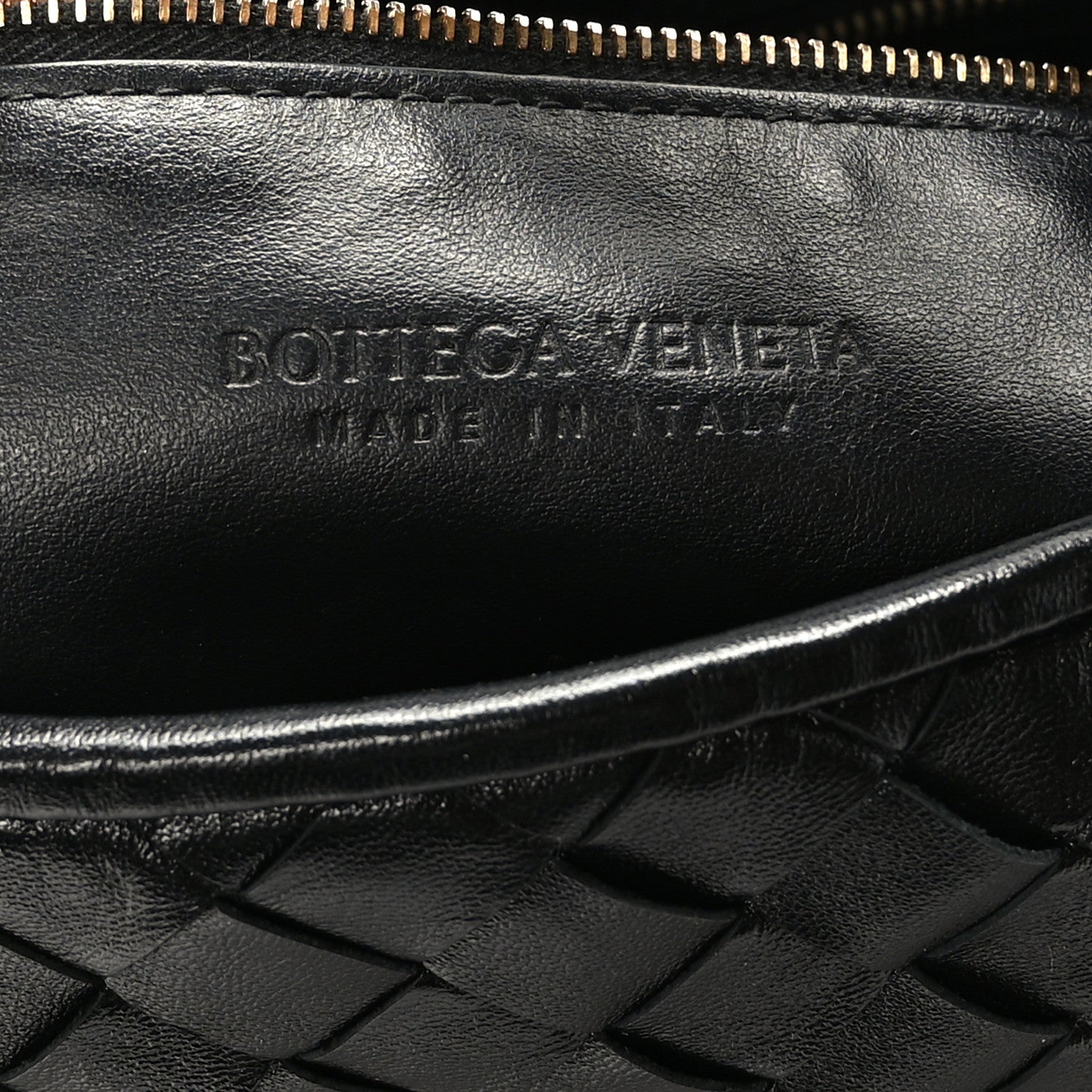 Bottega Veneta Calfskin Intrecciato Small Hop Black 6 of 8