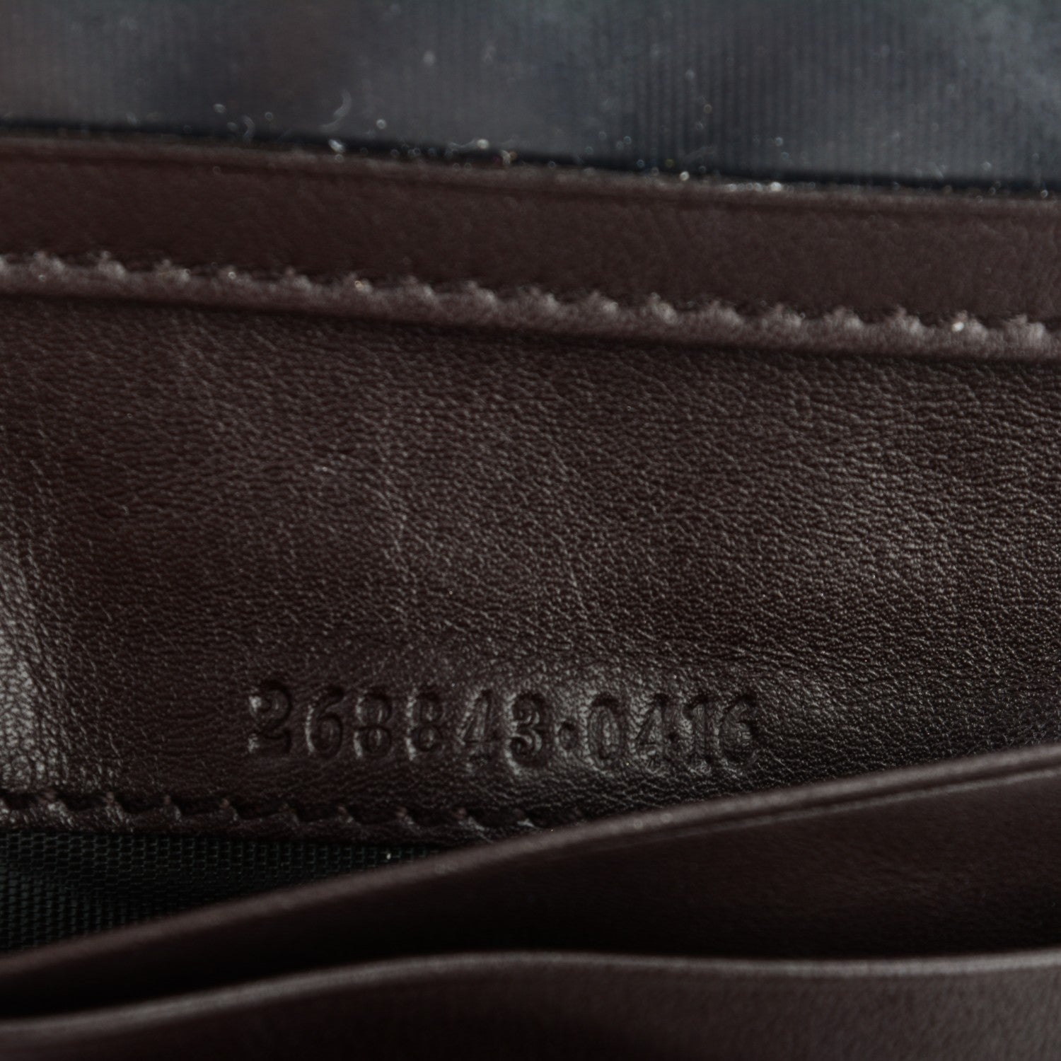 Gucci GG Monogram Train Pass Card Case Dark Brown 7 of 7