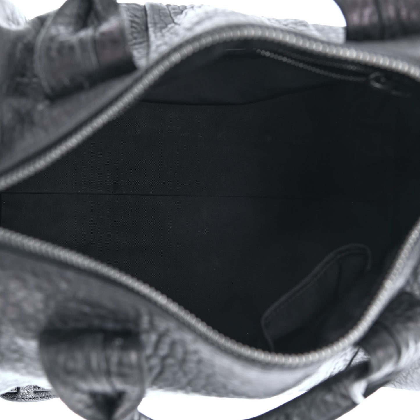 Pebbled Lambskin Rocco Black Nickel Hardware