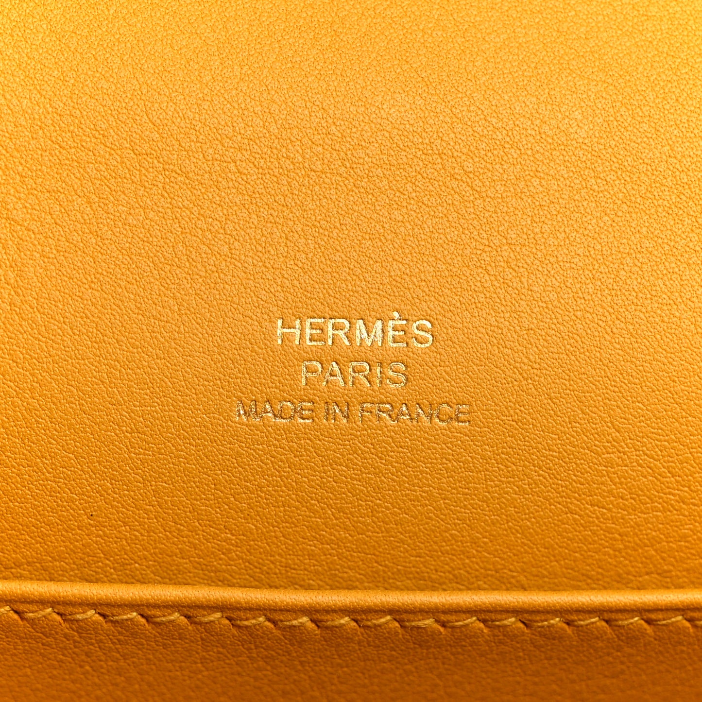 Swift Kelly Pochette Clutch Jaune Ambre