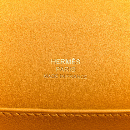 Hermes Swift Kelly Pochette Clutch Jaune Ambre 6 of 11