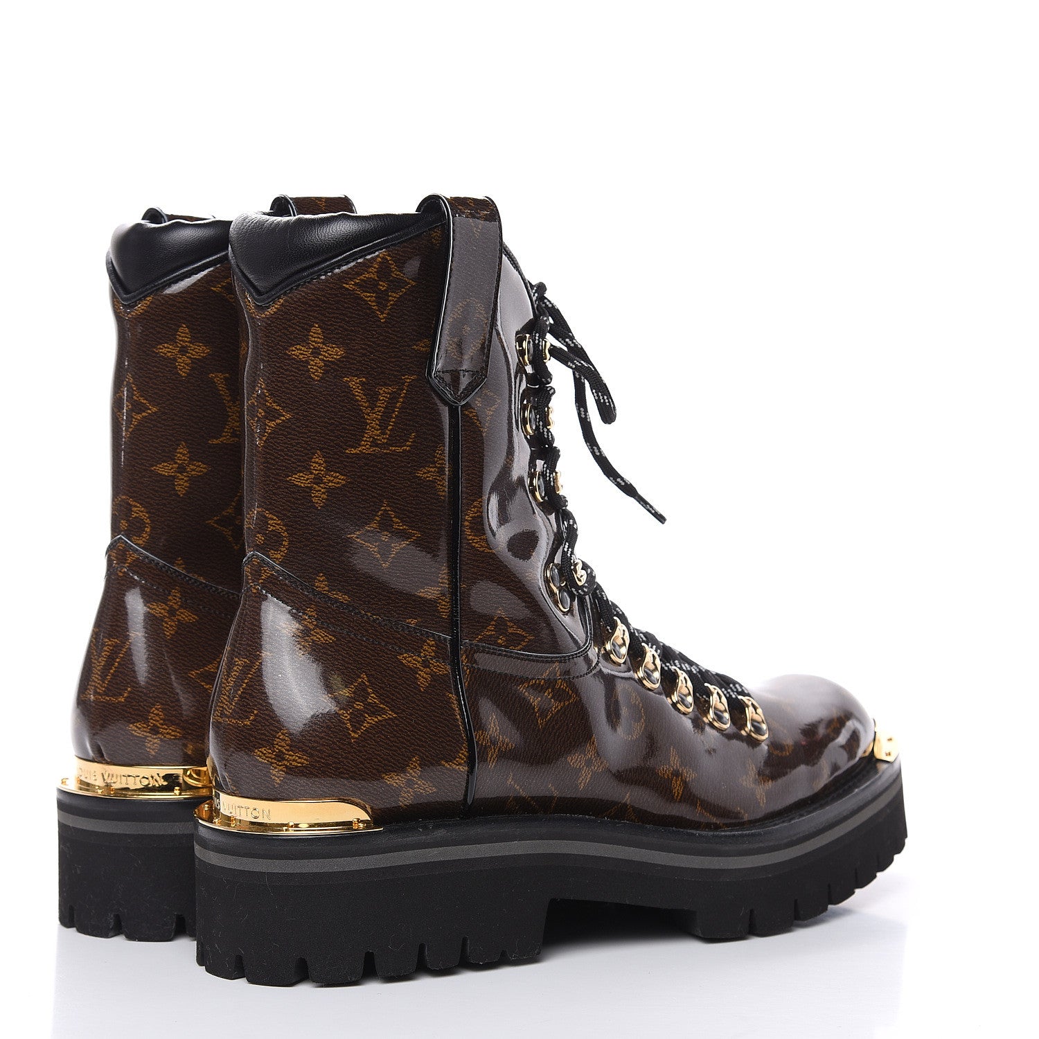 Louis Vuitton Monogram Glaze Mens Outland Ankle Boots 8 Ebene 4 of 8