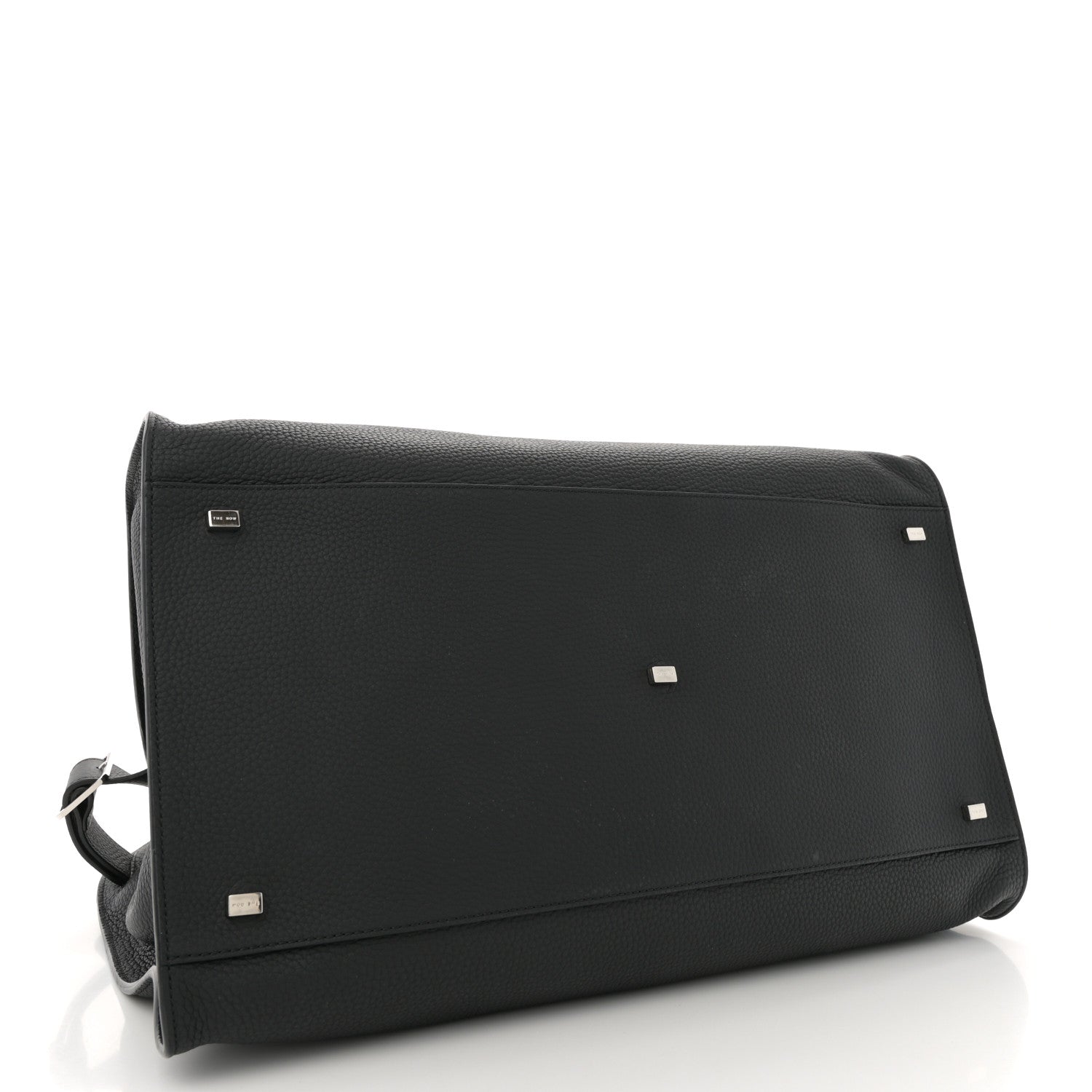The Row Grained Calfskin Soft Margaux 17 Black 4 of 9