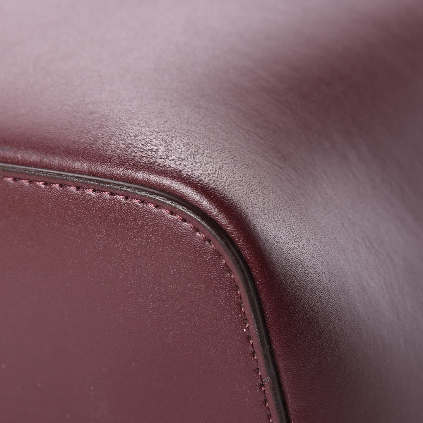 Calfskin Large Whipstitch Antigona Tote Oxblood