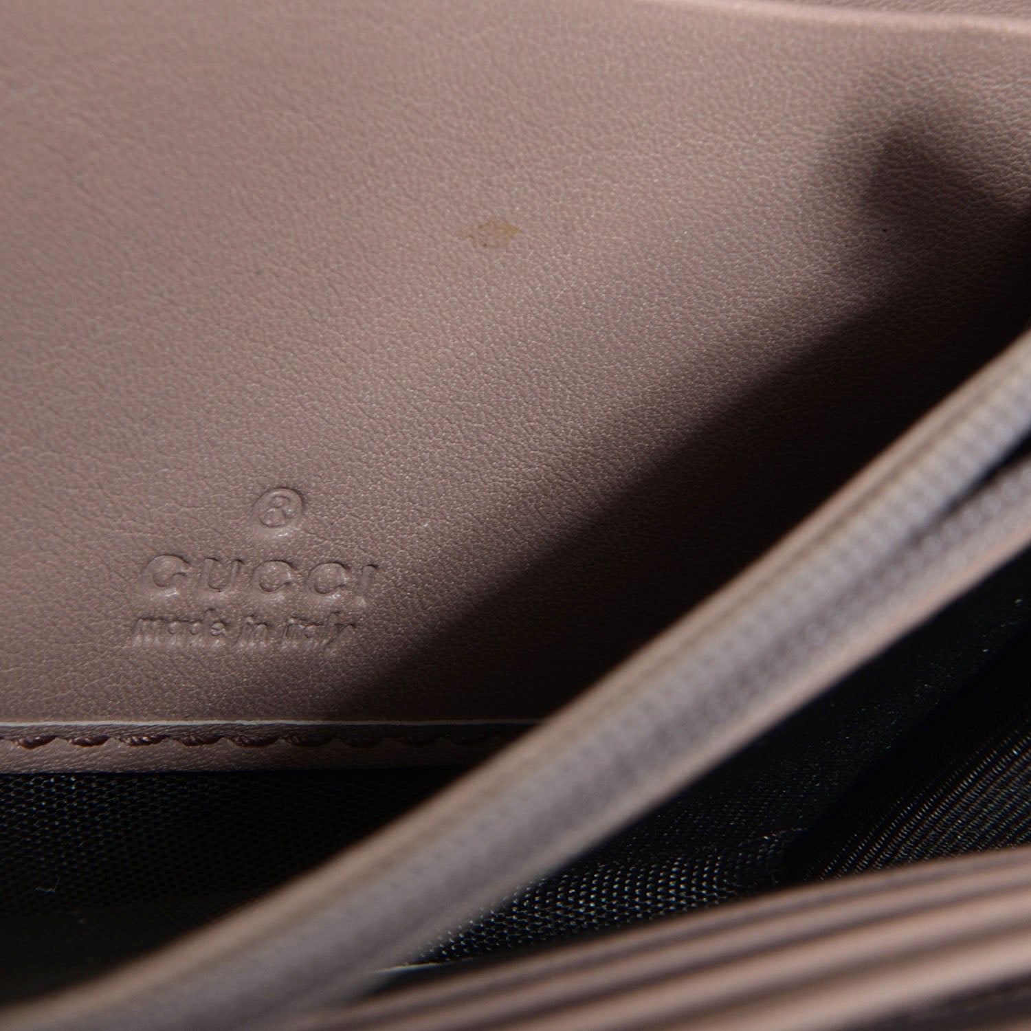 Gucci Patent Soho Continental Wallet Dark Cipria 6 of 7