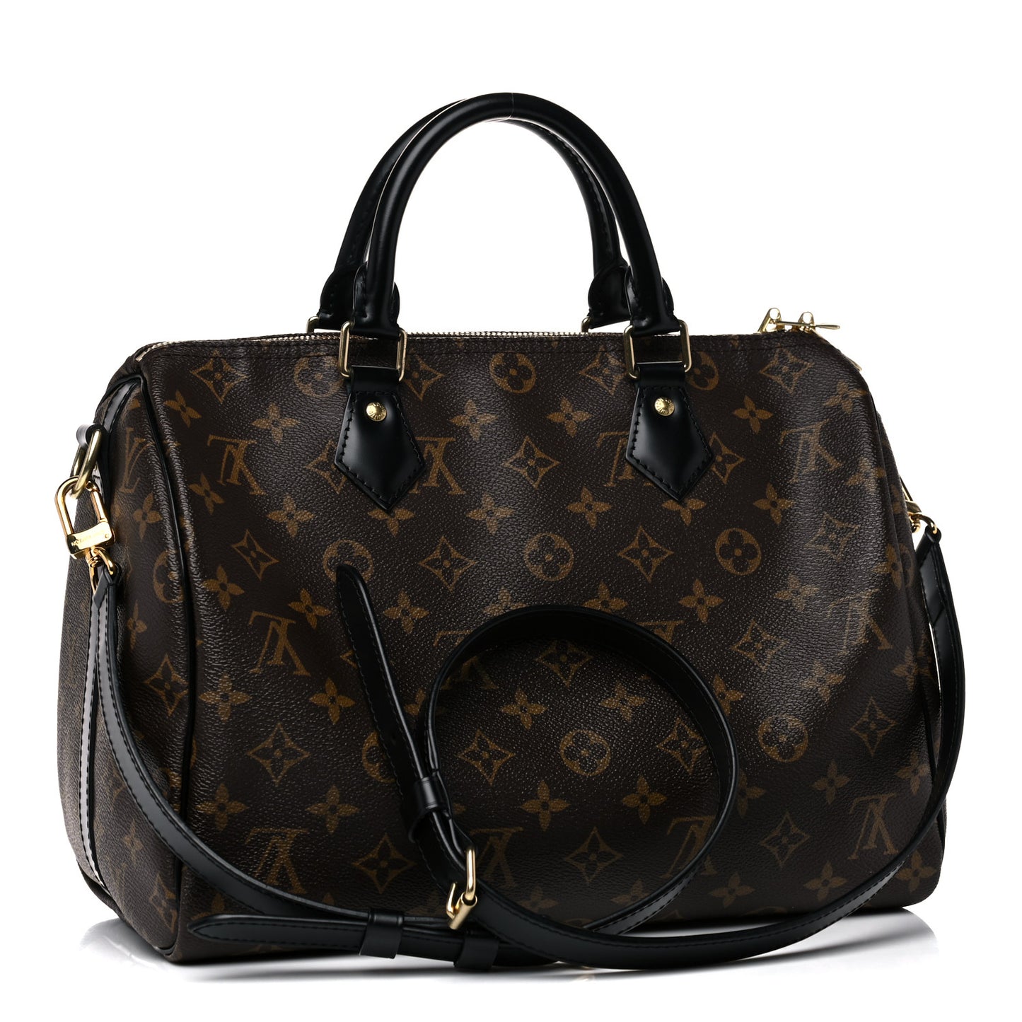 Monogram My World Tour Speedy Bandouliere 30 Black