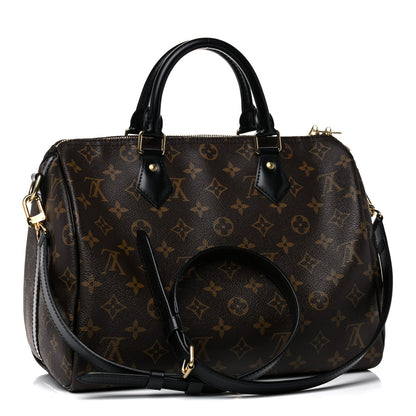 Louis Vuitton Monogram My World Tour Speedy Bandouliere 30 Black 3 of 22