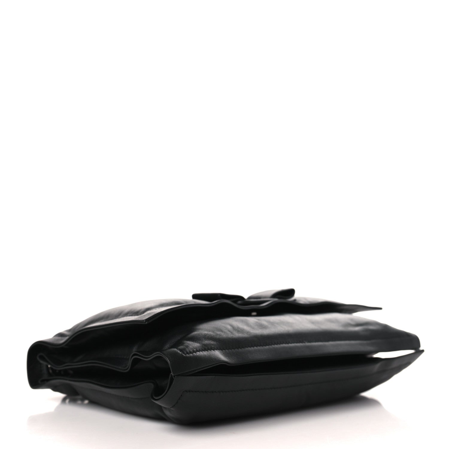 Salvatore Ferragamo Calfskin Small Viva Bow Shoulder Bag Black 4 of 9