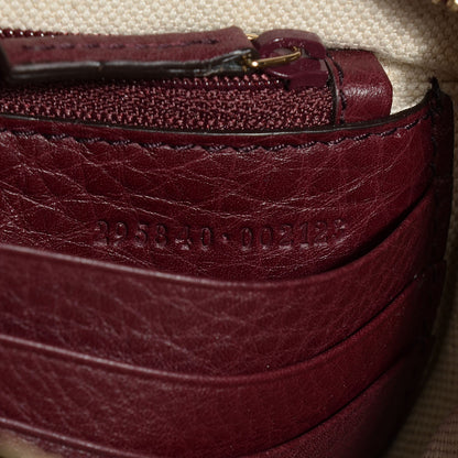 Gucci Pebbled Calfskin Soho Wrist Wallet Scarlatto 8 of 8