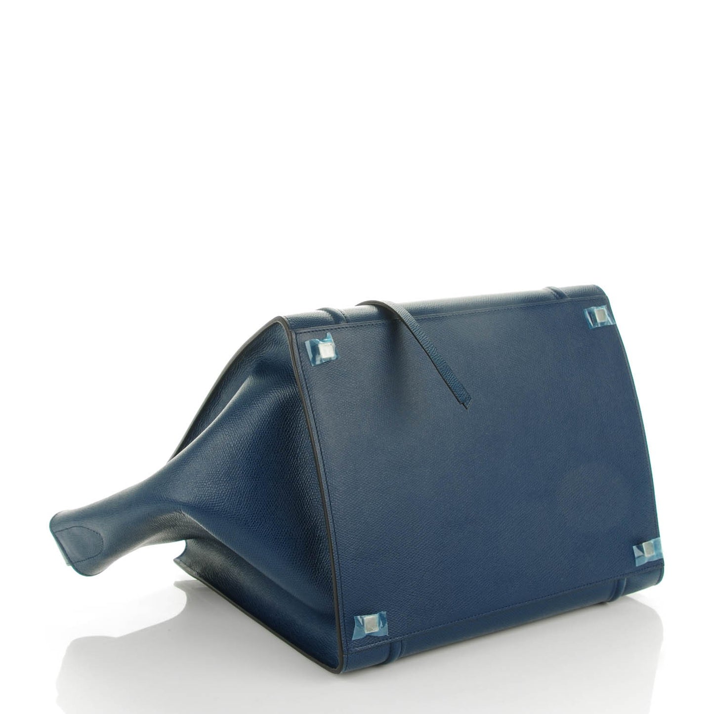 Grained Calfskin Medium Phantom Luggage Indigo