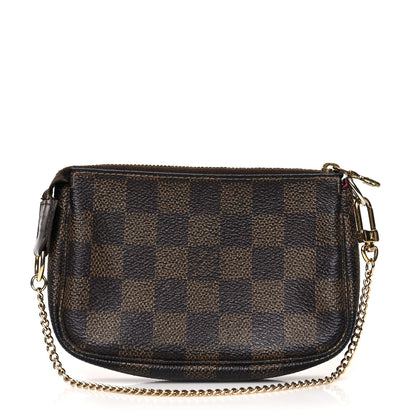 Louis Vuitton Damier Ebene Mini Pochette Accessories 1 of 11