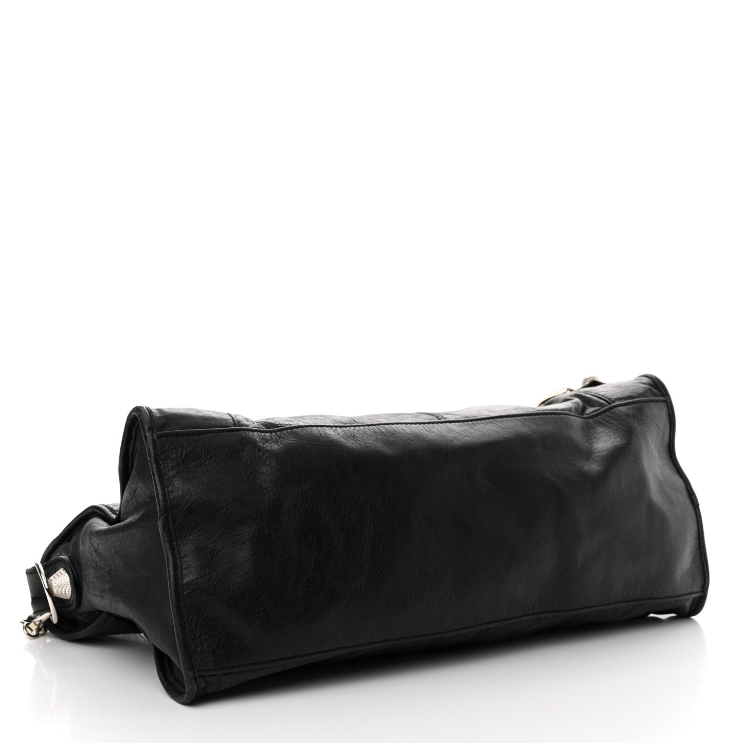 Agneau Giant 21 Silver Hardware Part Time Black
