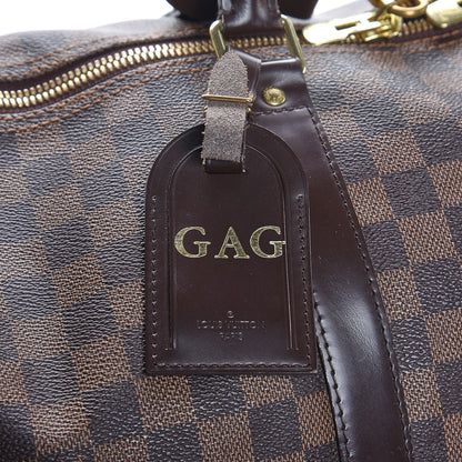 Louis Vuitton Damier Ebene Keepall Bandouliere 55 9 of 9