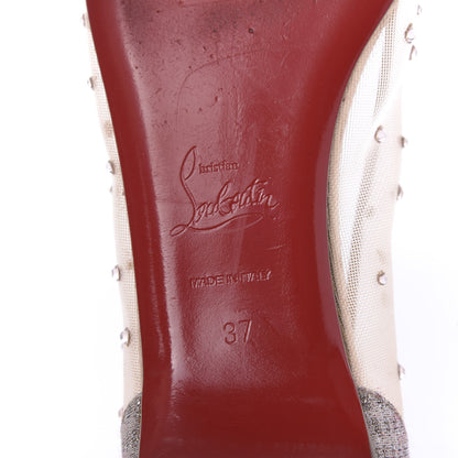 Christian Louboutin Crystal Strass Follies Flats 37 Crystal 7 of 10