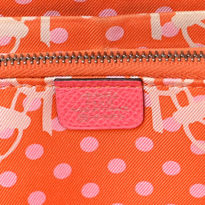 Hermes Epsom Silk'In Wallet Rose Azalee 7 of 11