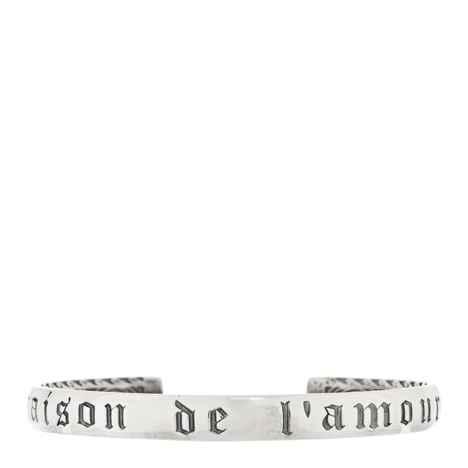 Gucci Sterling Silver Maison de L'Amour Bracelet 1 of 3