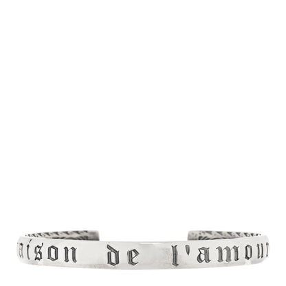 Gucci Sterling Silver Maison de L'Amour Bracelet 1 of 3
