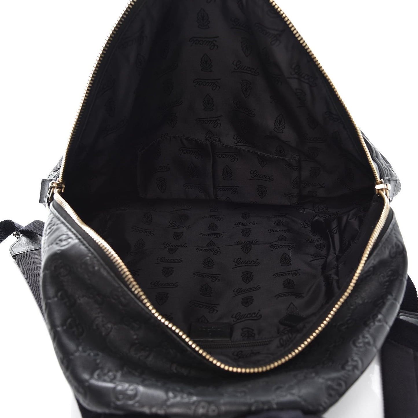 Guccissima Medium Classic Backpack Black