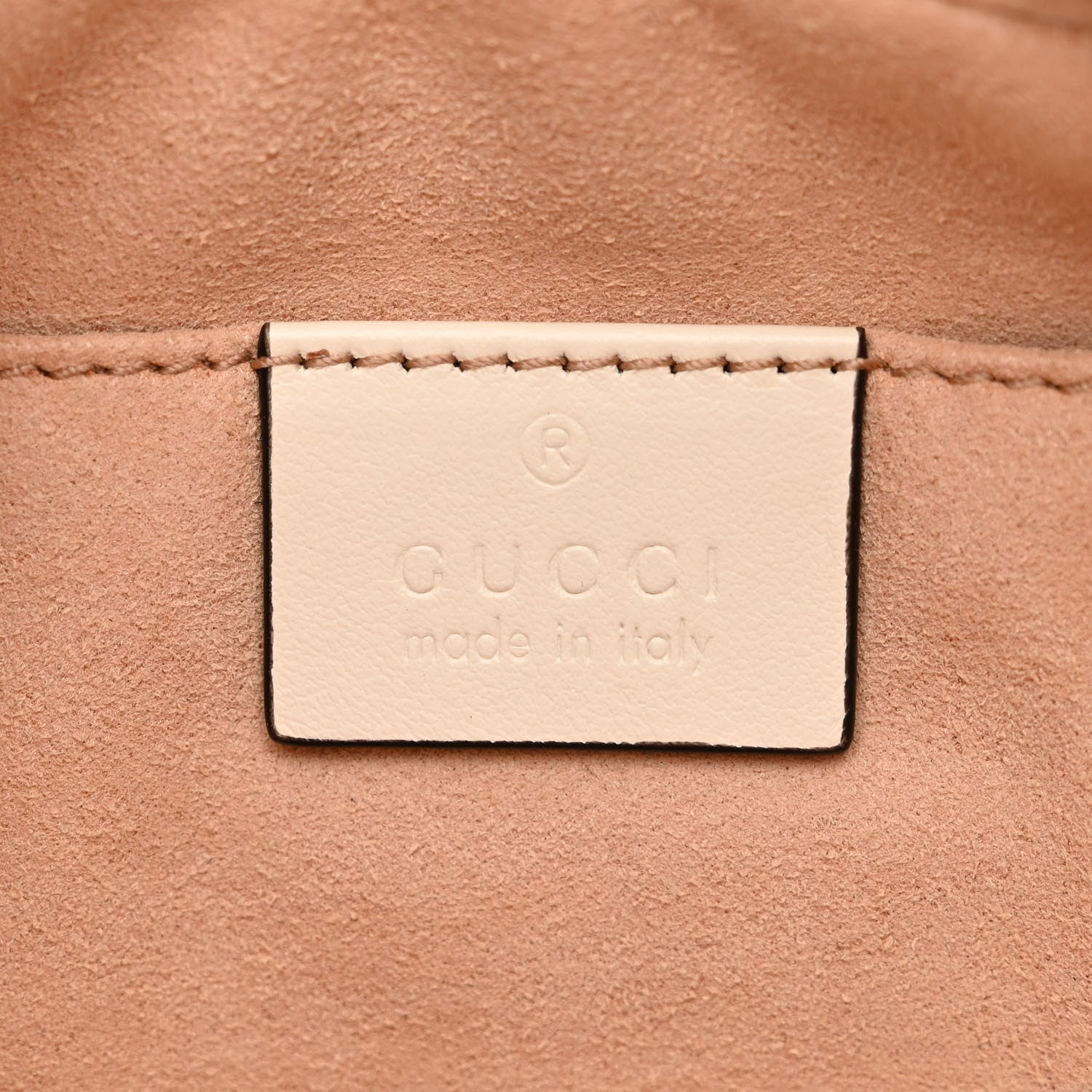 Gucci Calfskin Matelasse Small GG Marmont Chain Shoulder Bag White 6 of 10