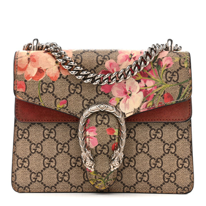 Gucci GG Supreme Monogram Blooms Mini Dionysus Shoulder Bag Beige Multicolor Dry Rose 1 of 15