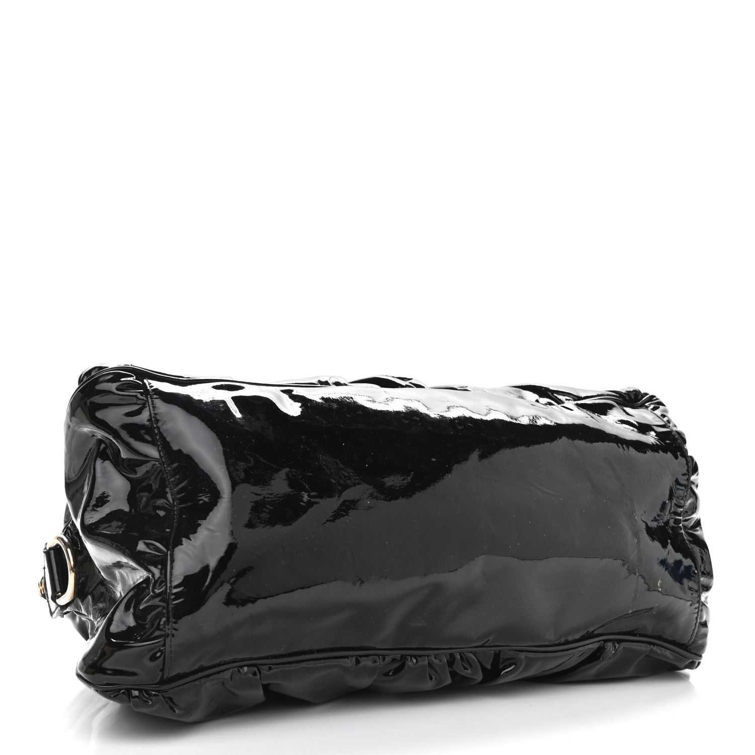 Gucci Patent Medium Hysteria Top Handle Bag Black 4 of 13