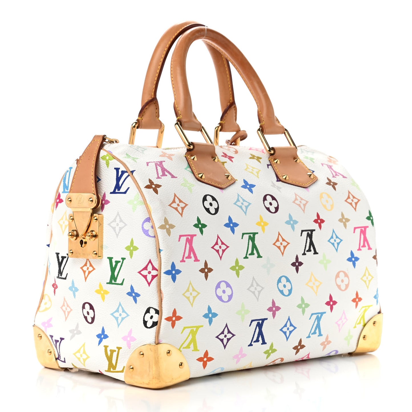 Monogram Multicolor Speedy 30 White