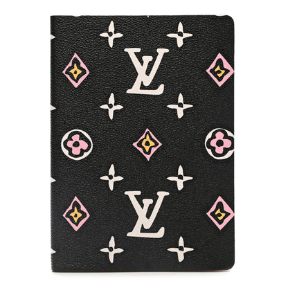 Louis Vuitton Monogram Wild At Heart Clemence Notebook Black 1 of 6