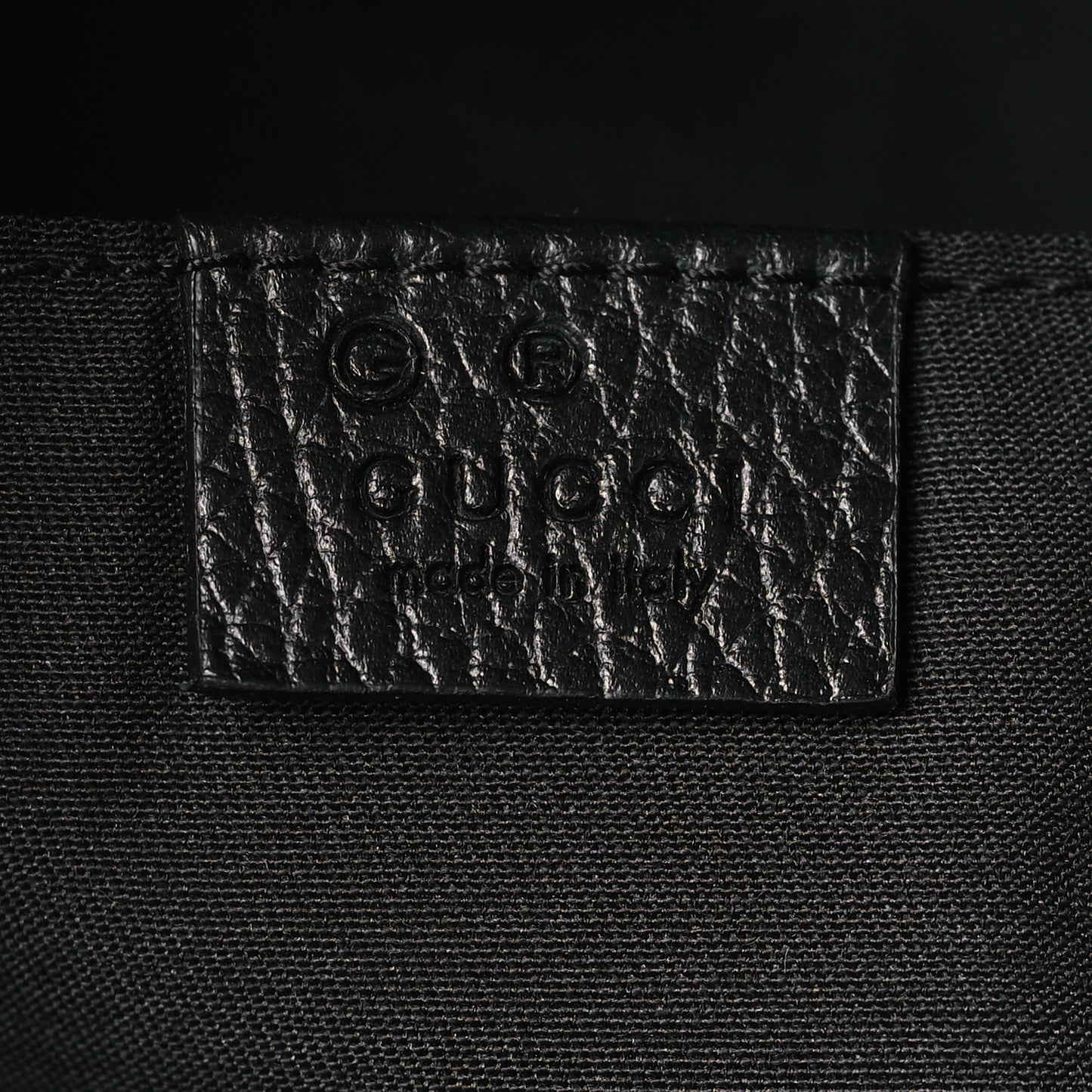 Nylon Monogram Fanny Pack Belt Bag Black