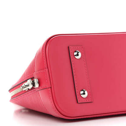 Louis Vuitton Epi Jacquard Alma BB Rose Pondicherry 7 of 8